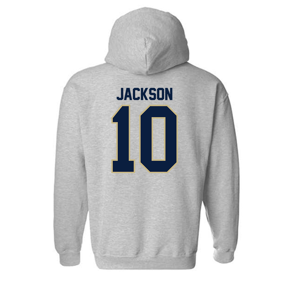 Akron - NCAA Women's Basketball : Christaesha Jackson - Classic Fashion Shersey Hooded Sweatshirt-1