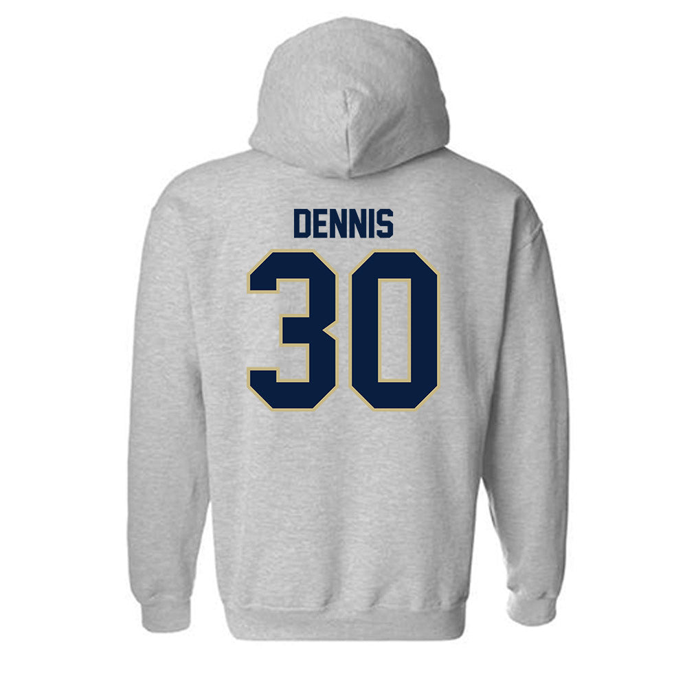 Akron - NCAA Football : Jake Dennis - Classic Fashion Shersey Hooded Sweatshirt-1