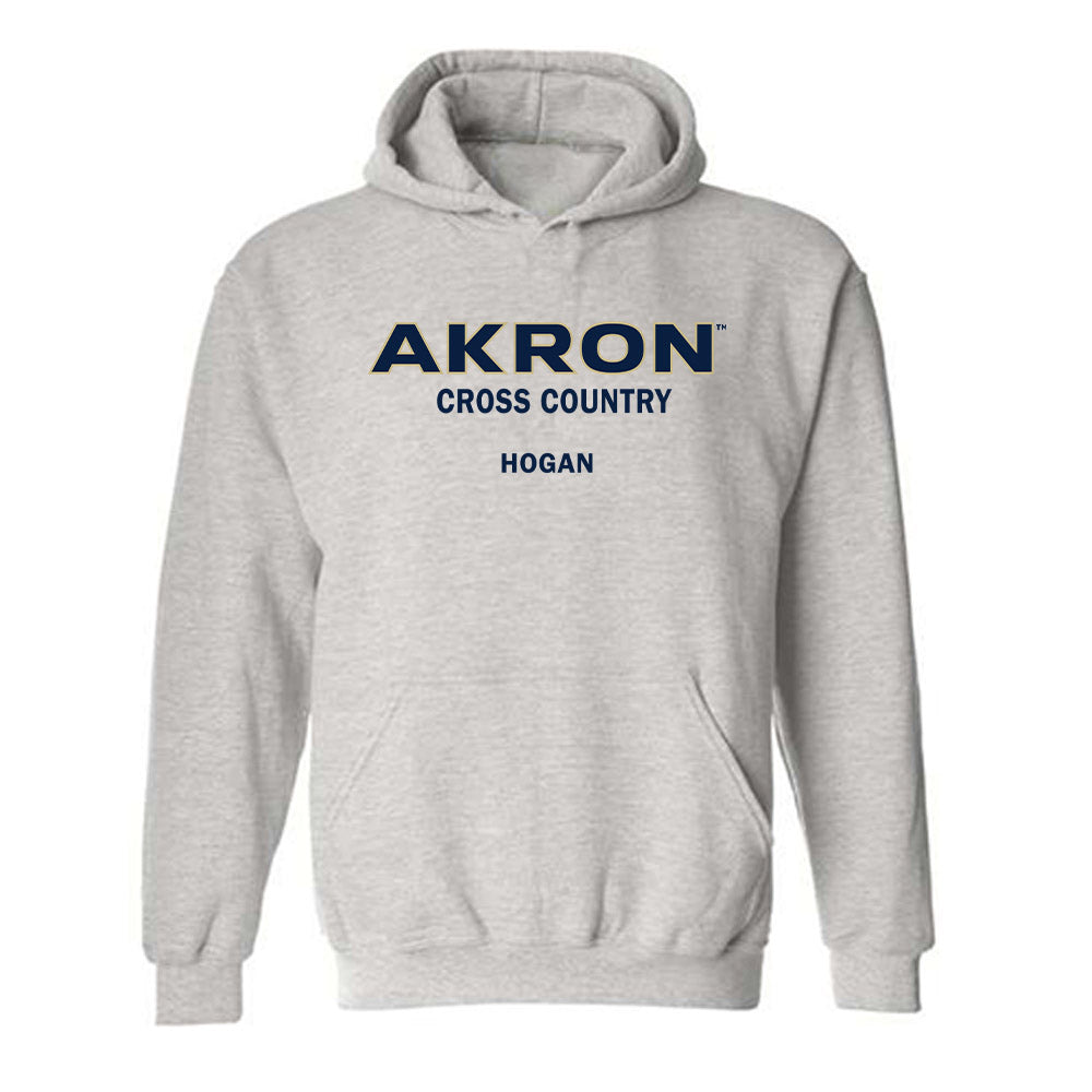 Akron - NCAA Men's Cross Country : Malik Hogan - Classic Fashion Shersey Hooded Sweatshirt-0
