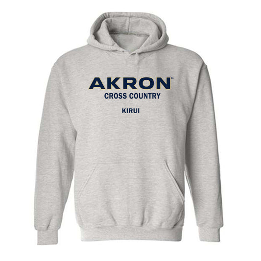 Akron - NCAA Men's Cross Country : Titus Kirui - Classic Fashion Shersey Hooded Sweatshirt-0