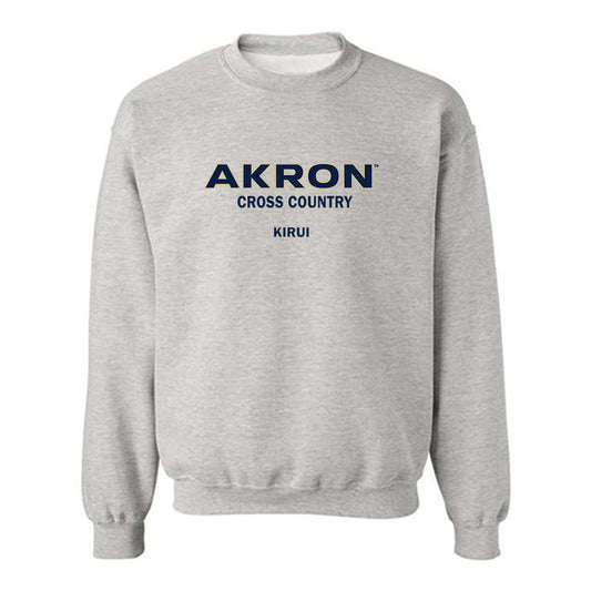 Akron - NCAA Men's Cross Country : Titus Kirui - Classic Fashion Shersey Crewneck Sweatshirt-0