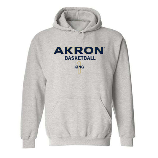 Akron - NCAA Women's Basketball : Kaylee King - Classic Fashion Shersey Hooded Sweatshirt-0