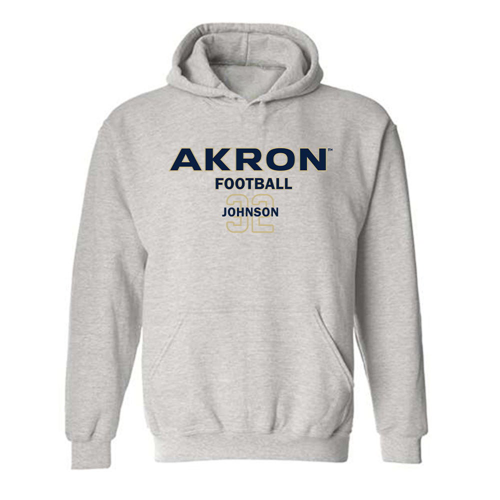 Akron - NCAA Football : Donelius Johnson - Classic Fashion Shersey Hooded Sweatshirt-0