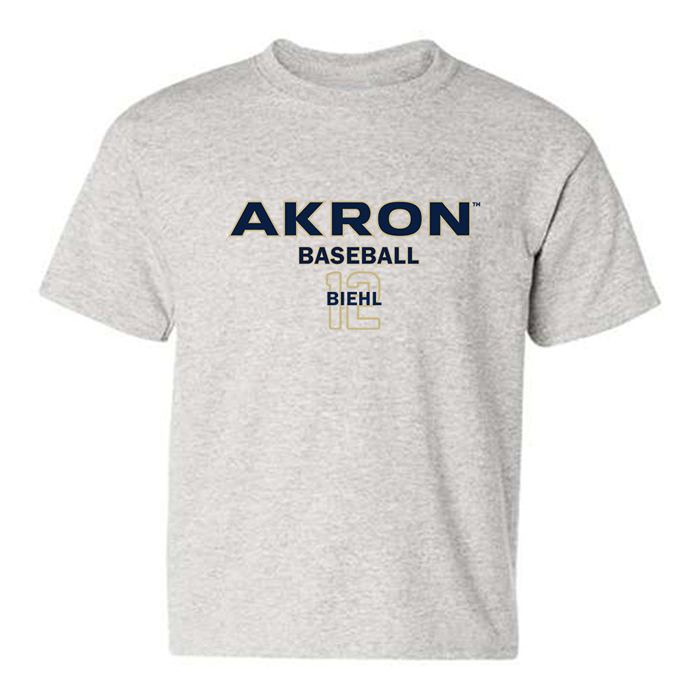 Akron - NCAA Baseball : Tucker Biehl - Classic Fashion Shersey Youth T-Shirt-0