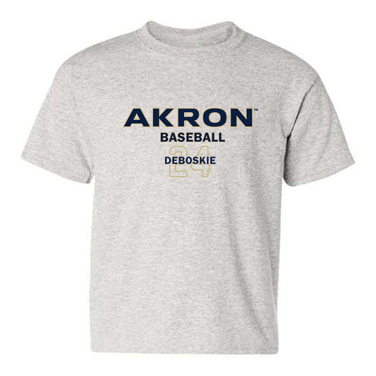 Akron - NCAA Baseball : Prince DeBoskie - Classic Fashion Shersey Youth T-Shirt-0