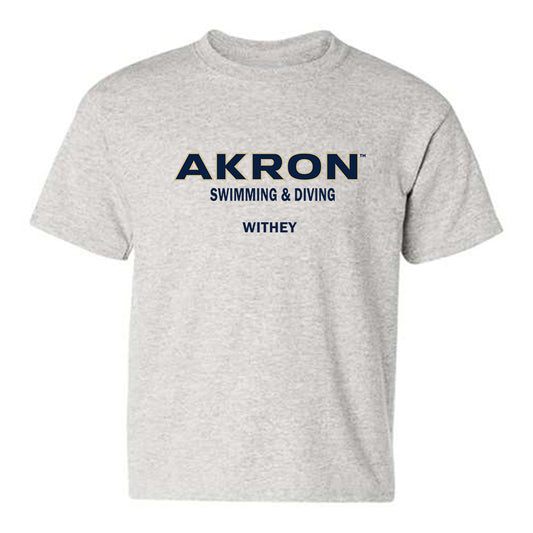 Akron - NCAA Women's Swimming & Diving : Ava Withey - Classic Fashion Shersey Youth T-Shirt-0
