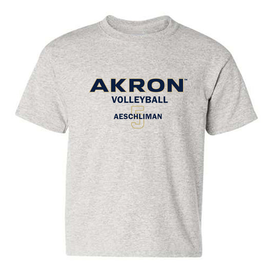 Akron - NCAA Women's Volleyball : Jordyn Aeschliman - Classic Fashion Shersey Youth T-Shirt-0