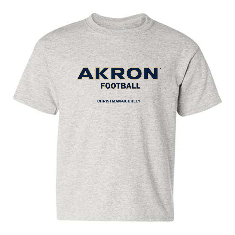 Akron - NCAA Football : Daxton Christman-Gourley - Classic Fashion Shersey Youth T-Shirt-0