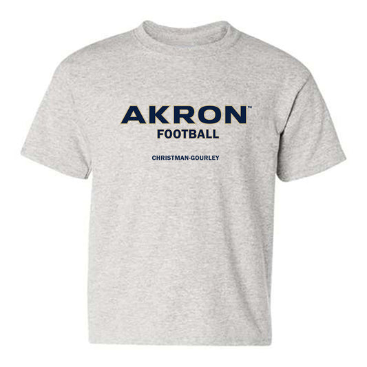 Akron - NCAA Football : Daxton Christman-Gourley - Classic Fashion Shersey Youth T-Shirt-0