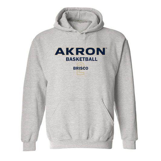 Akron - NCAA Men's Basketball : Rich Brisco - Classic Fashion Shersey Hooded Sweatshirt