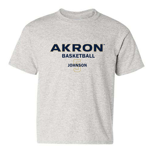 Akron - NCAA Women's Basketball : Natalie Johnson - Classic Fashion Shersey Youth T-Shirt-0