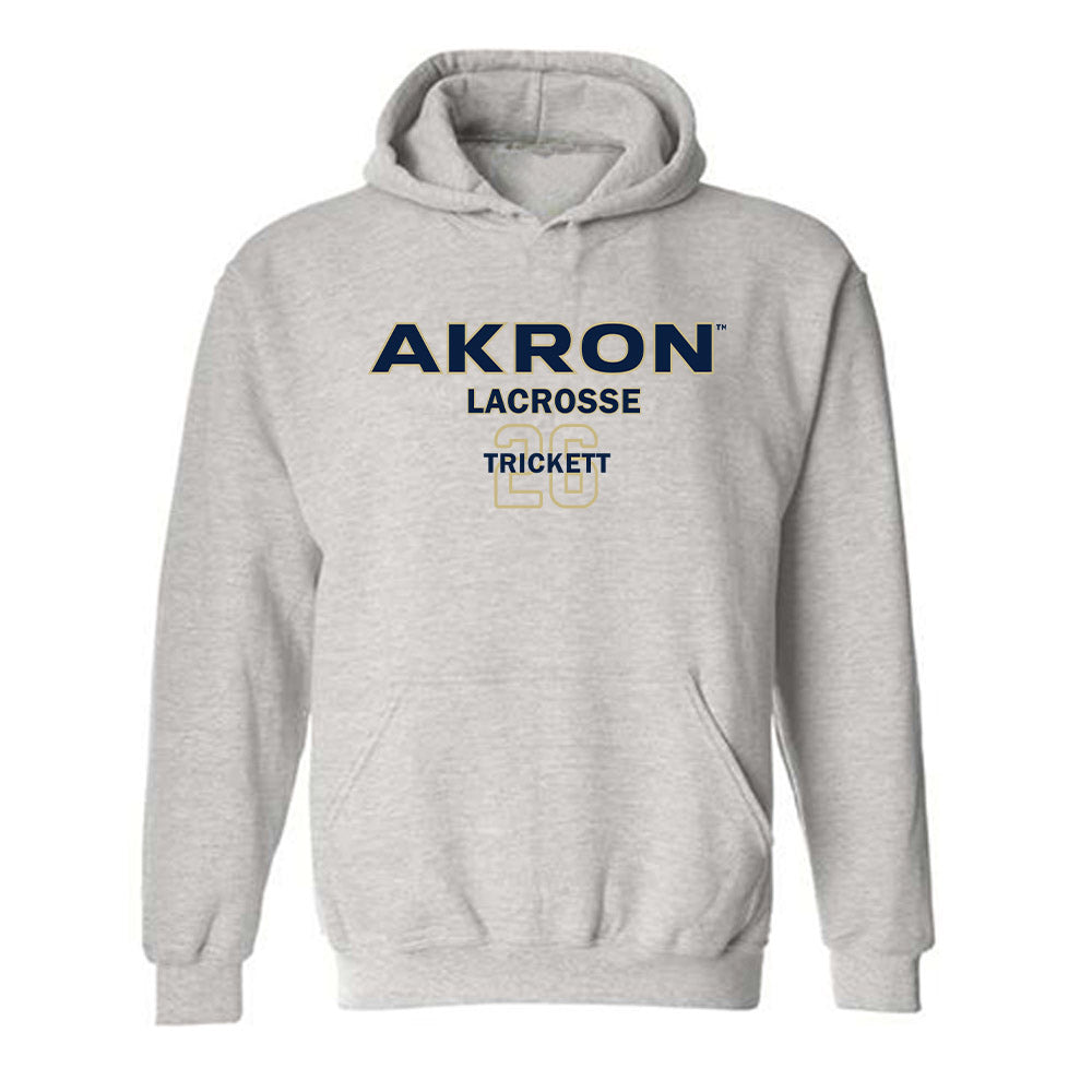 Akron - NCAA Women's Lacrosse : Antonia Trickett - Classic Fashion Shersey Hooded Sweatshirt