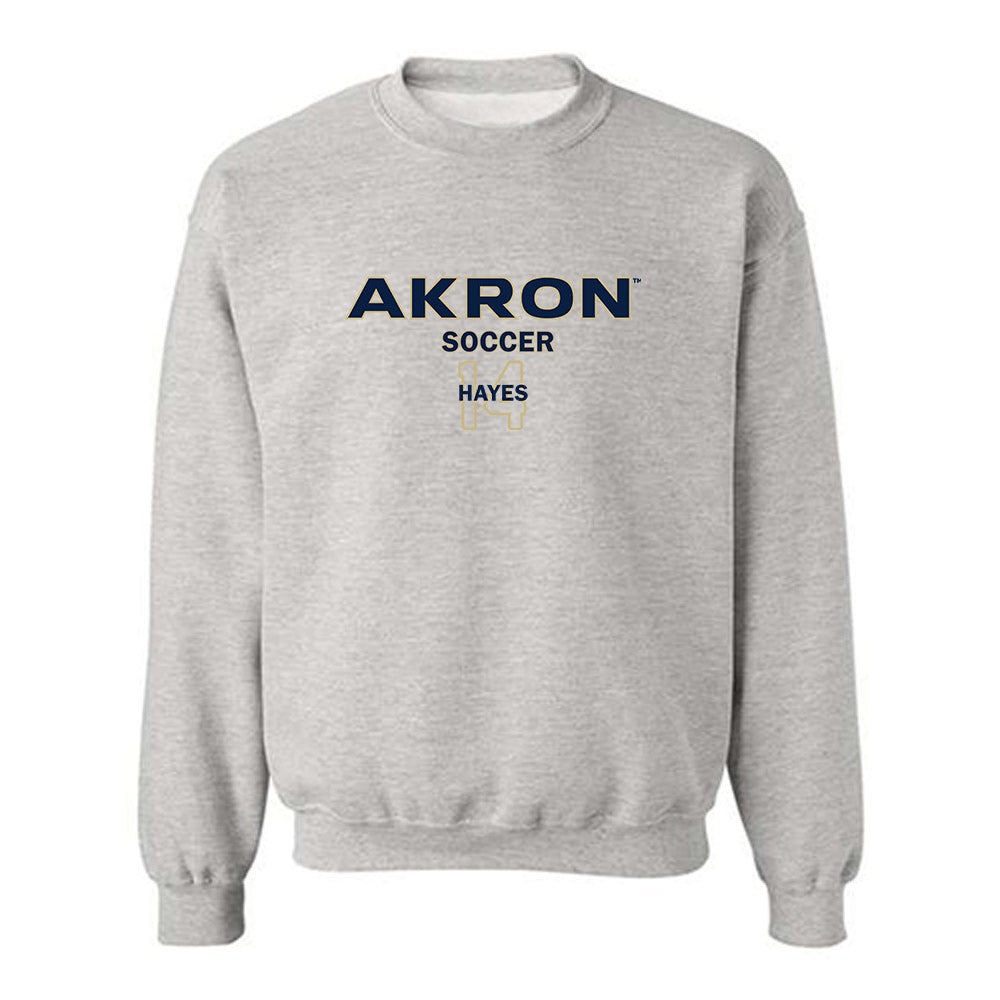Akron - NCAA Men's Soccer : Braxton Hayes - Classic Fashion Shersey Crewneck Sweatshirt-0