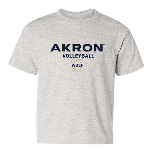 Akron - NCAA Women's Volleyball : Lyndi Wolf - Classic Fashion Shersey Youth T-Shirt-0