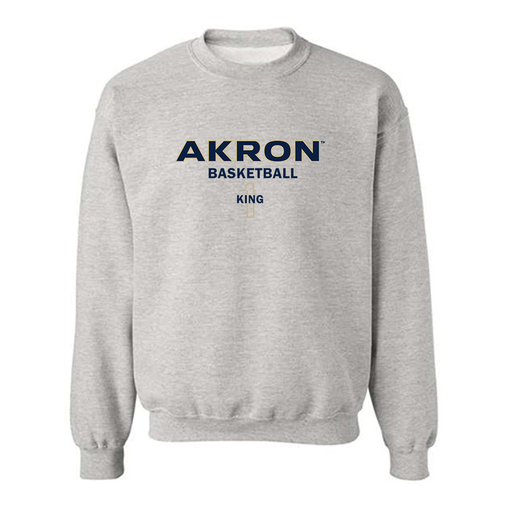 Akron - NCAA Women's Basketball : Kaylee King - Classic Fashion Shersey Crewneck Sweatshirt-0