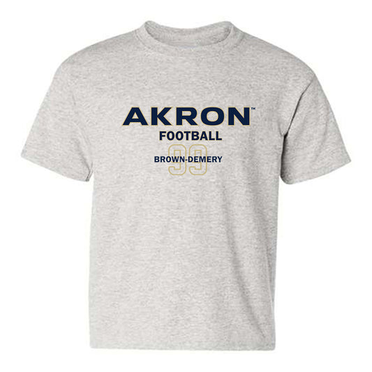 Akron - NCAA Football : Jaiden Brown-Demery - Classic Fashion Shersey Youth T-Shirt-0