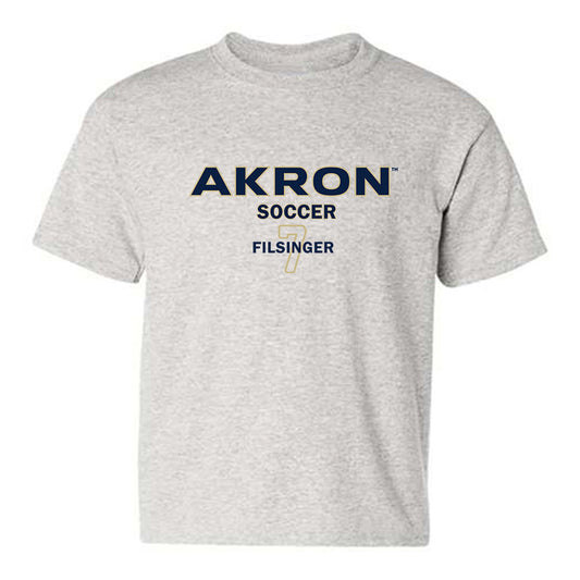 Akron - NCAA Men's Soccer : Connor Filsinger - Classic Fashion Shersey Youth T-Shirt-0