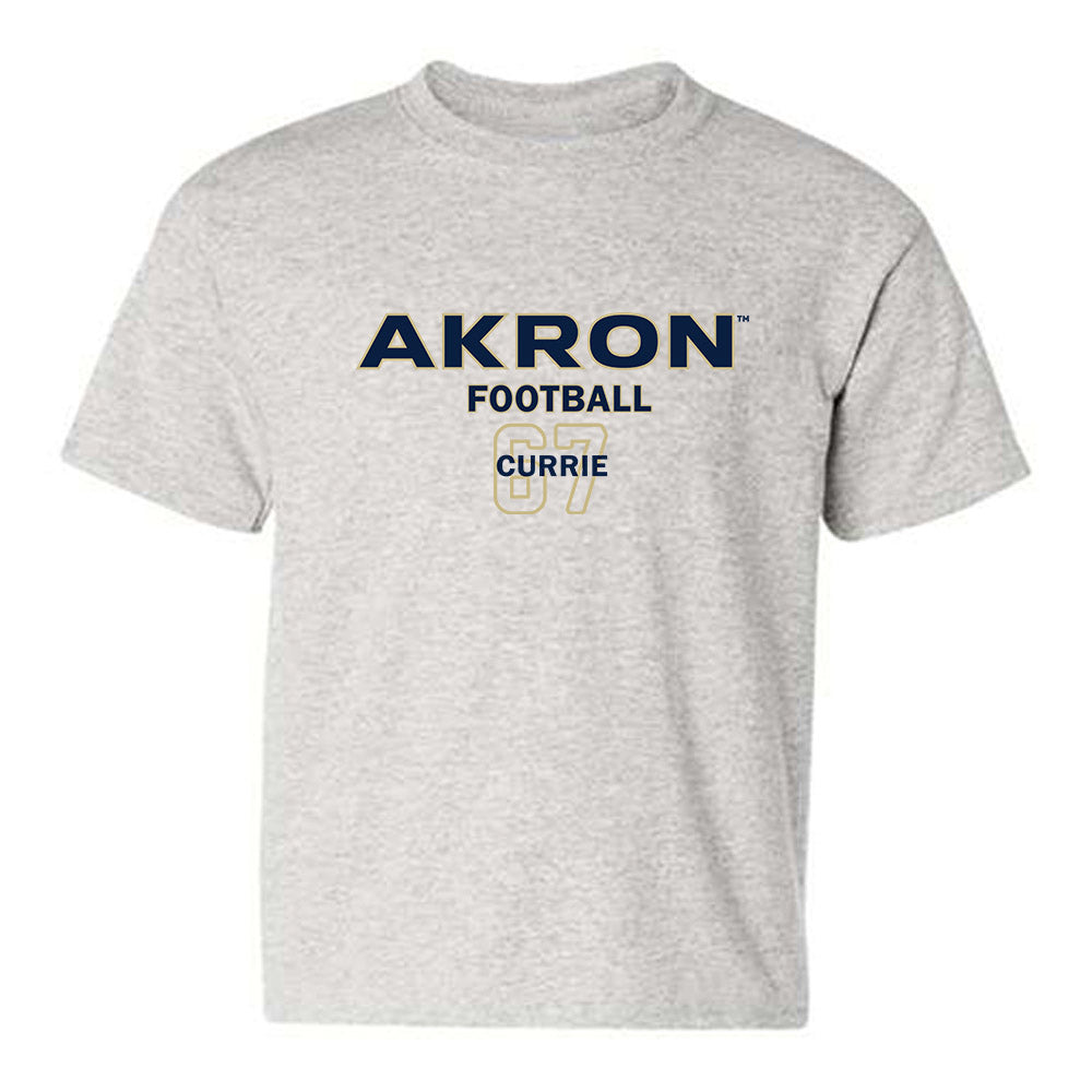 Akron - NCAA Football : James Currie - Classic Fashion Shersey Youth T-Shirt-0
