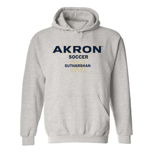 Akron - NCAA Women's Soccer : Eesha Sutharshan - Classic Fashion Shersey Hooded Sweatshirt