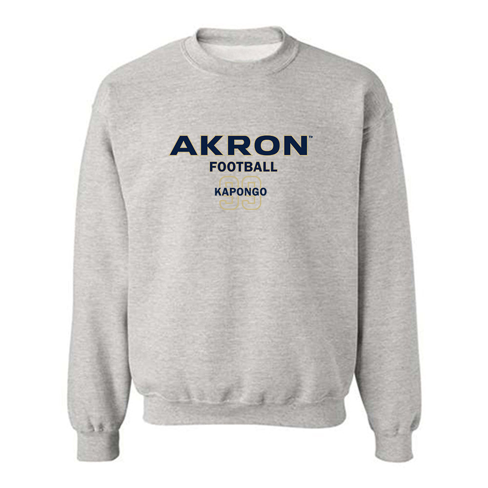 Akron - NCAA Football : Nathan Kapongo - Classic Fashion Shersey Crewneck Sweatshirt