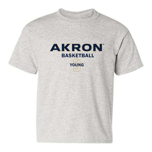 Akron - NCAA Men's Basketball : Sharron Young - Classic Fashion Shersey Youth T-Shirt