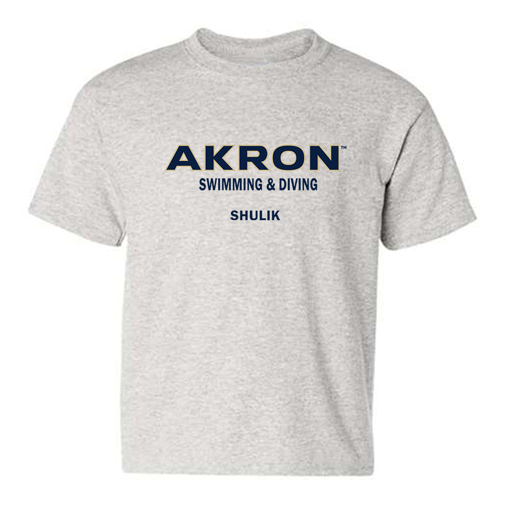 Akron - NCAA Women's Swimming & Diving : Nina Shulik - Classic Fashion Shersey Youth T-Shirt-0