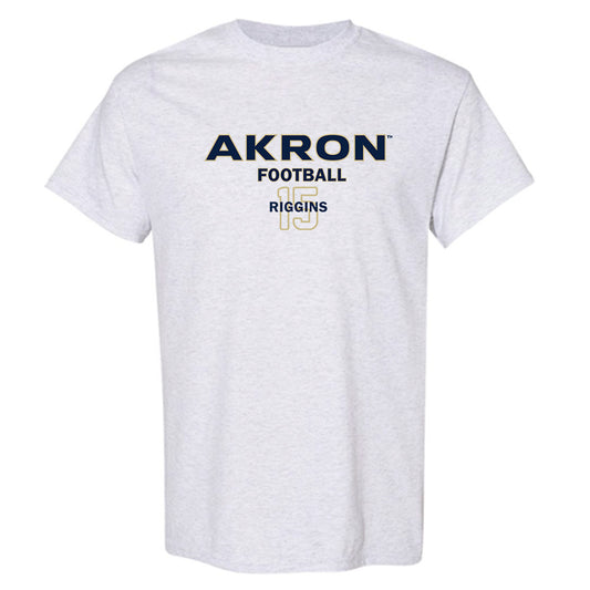 Akron - NCAA Football : Jaborree Riggins - Classic Fashion Shersey T-Shirt-0