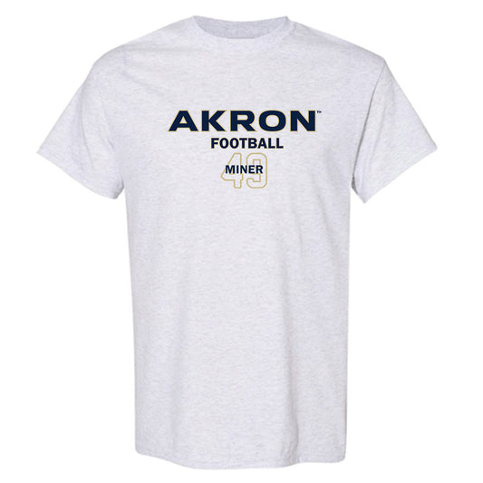 Akron - NCAA Football : Frank Miner - Classic Fashion Shersey T-Shirt-0