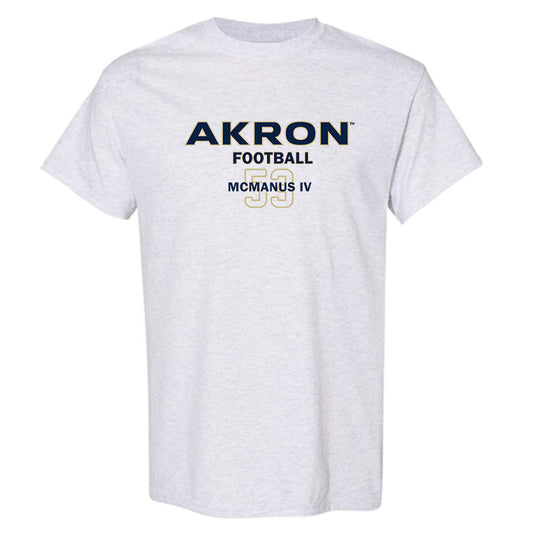 Akron - NCAA Football : Kenneth McManus IV - Classic Fashion Shersey T-Shirt-0