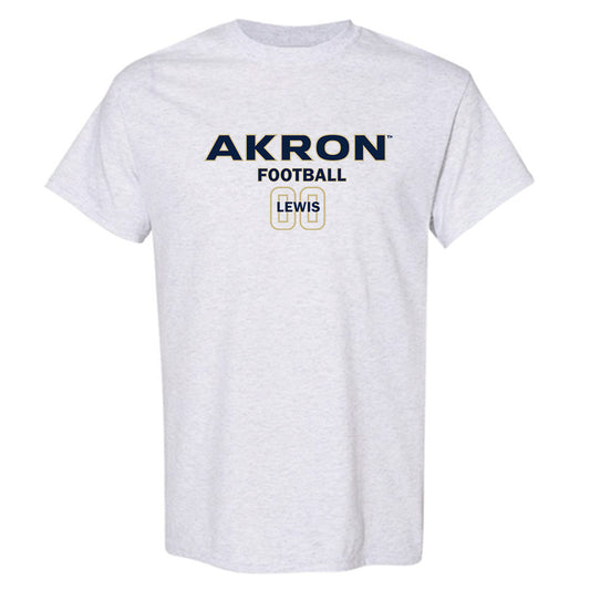 Akron - NCAA Football : Savion Lewis - Classic Fashion Shersey T-Shirt-0