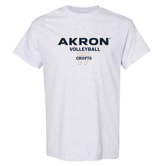 Akron - NCAA Women's Volleyball : Katelyn Crofts - Classic Fashion Shersey T-Shirt-0