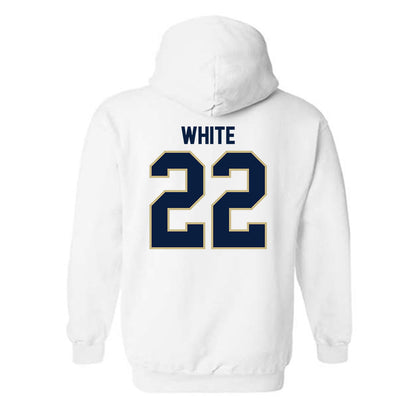 Akron - NCAA Men's Basketball : Colin White - Classic Shersey Hooded Sweatshirt-1