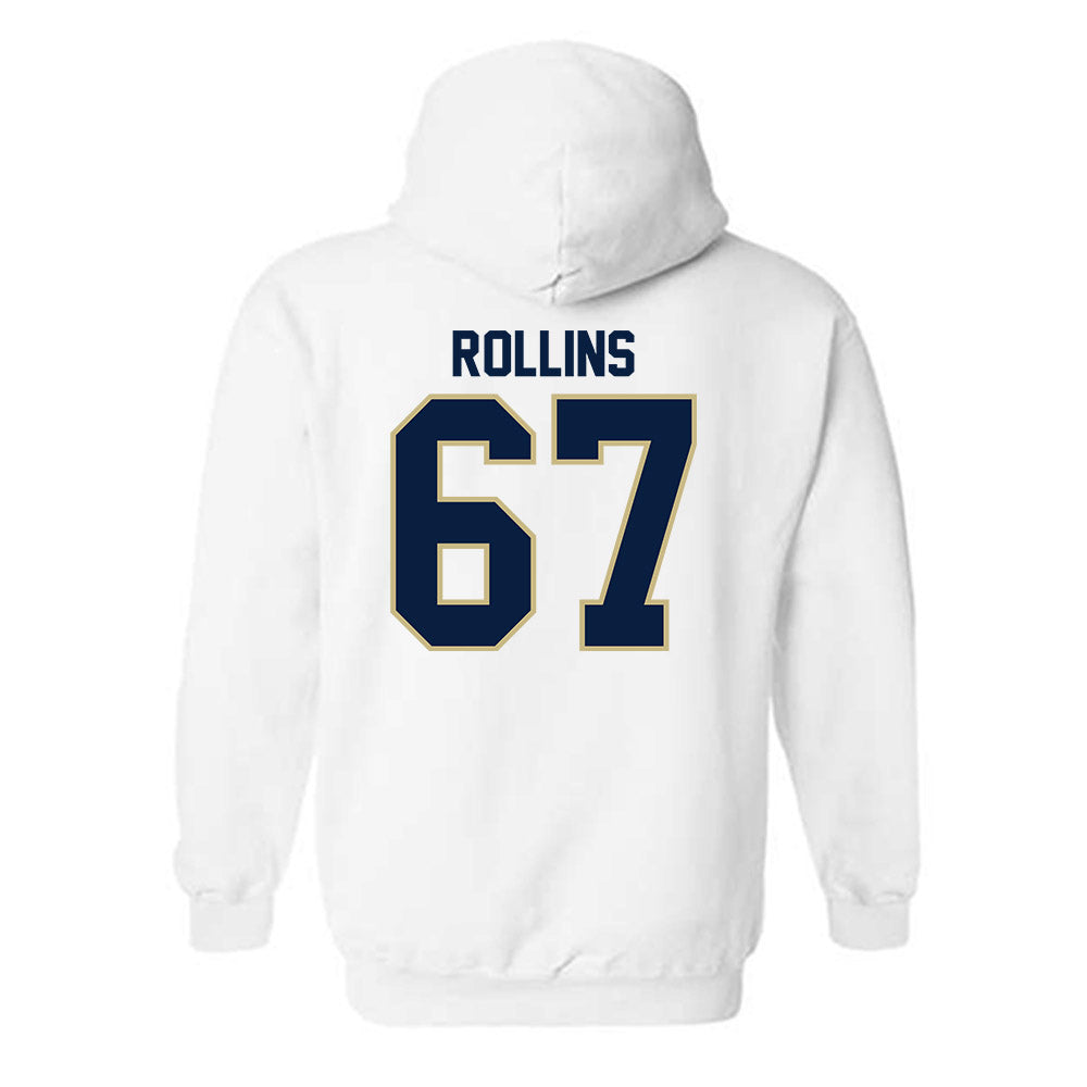 Akron - NCAA Football : Elzea Rollins - Classic Shersey Hooded Sweatshirt-1