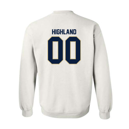 Akron - NCAA Football : Vaughn Highland - Classic Shersey Crewneck Sweatshirt-1