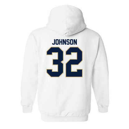 Akron - NCAA Football : Donelius Johnson - Classic Shersey Hooded Sweatshirt-1