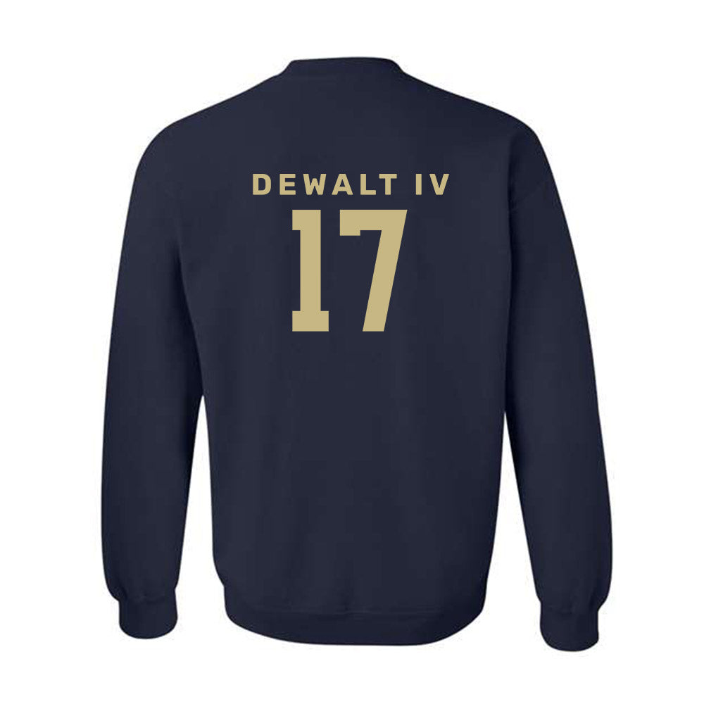 Akron - NCAA Football : Malcolm DeWalt IV - Classic Shersey Crewneck Sweatshirt