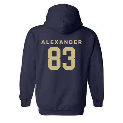 Akron - NCAA Football : Elijah Alexander - Classic Shersey Hooded Sweatshirt-1