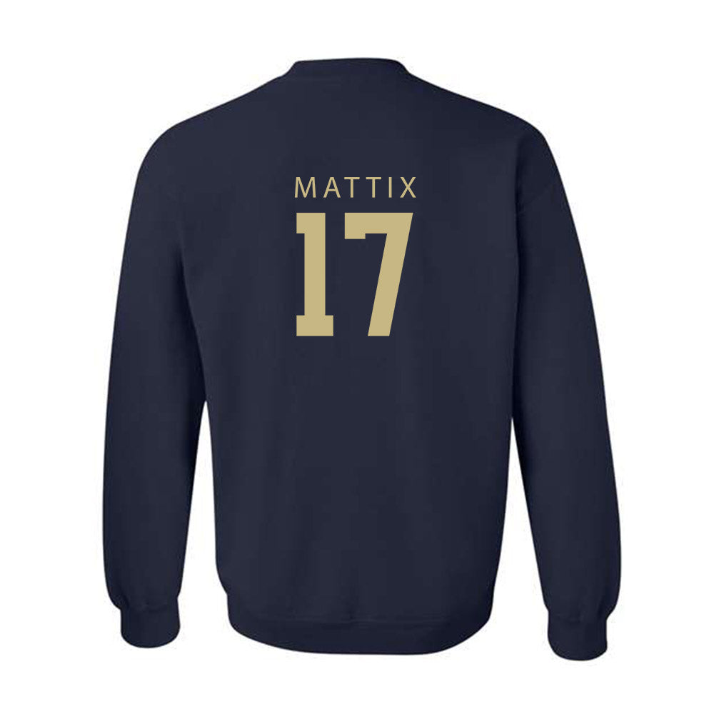 Akron - NCAA Baseball : Adison Mattix - Classic Shersey Crewneck Sweatshirt-1