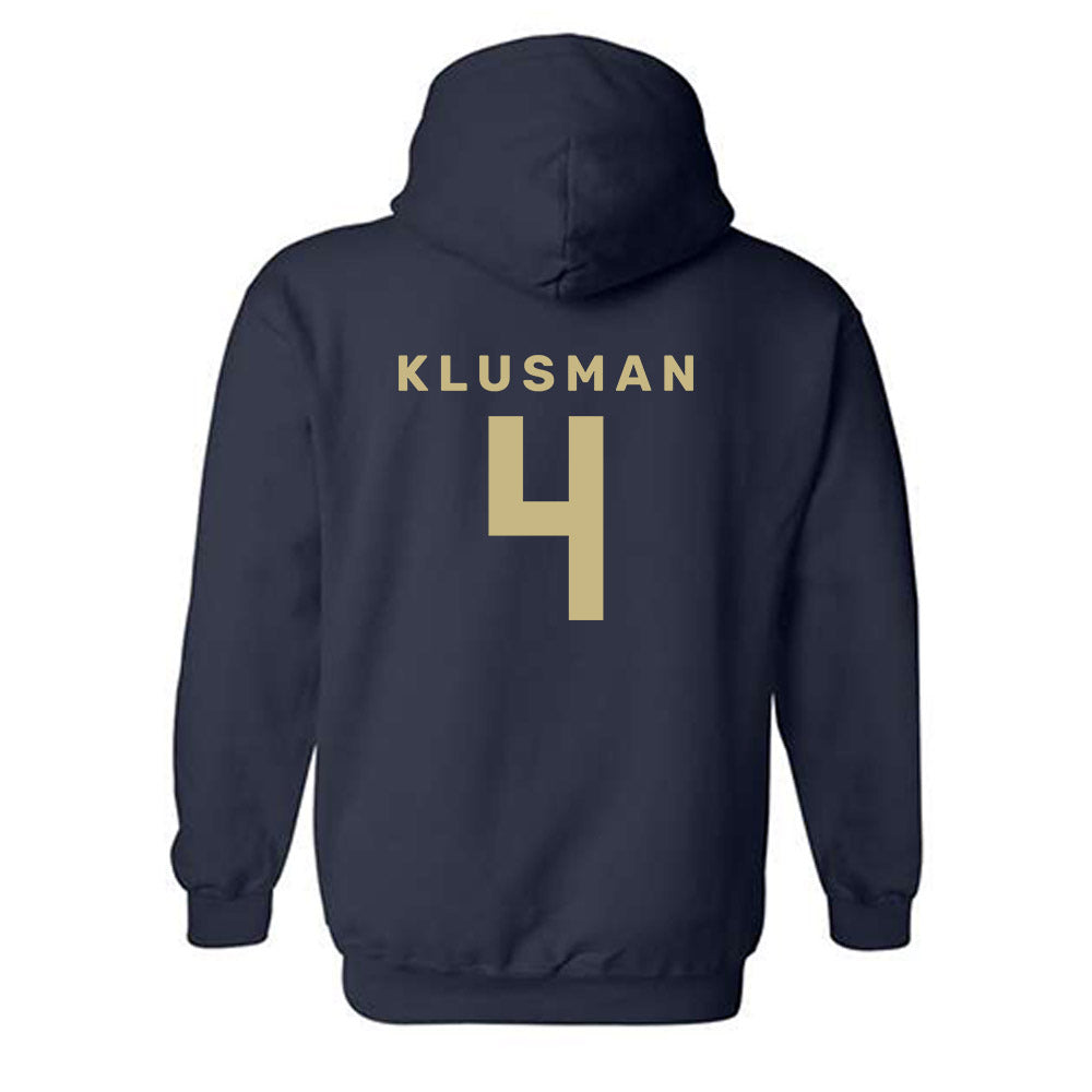 Akron - NCAA Women's Volleyball : Ruby Klusman - Classic Shersey Hooded Sweatshirt-1