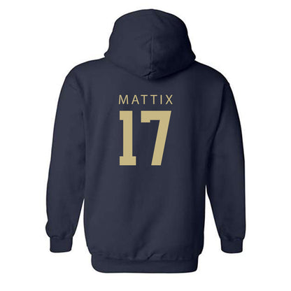 Akron - NCAA Baseball : Adison Mattix - Classic Shersey Hooded Sweatshirt-1