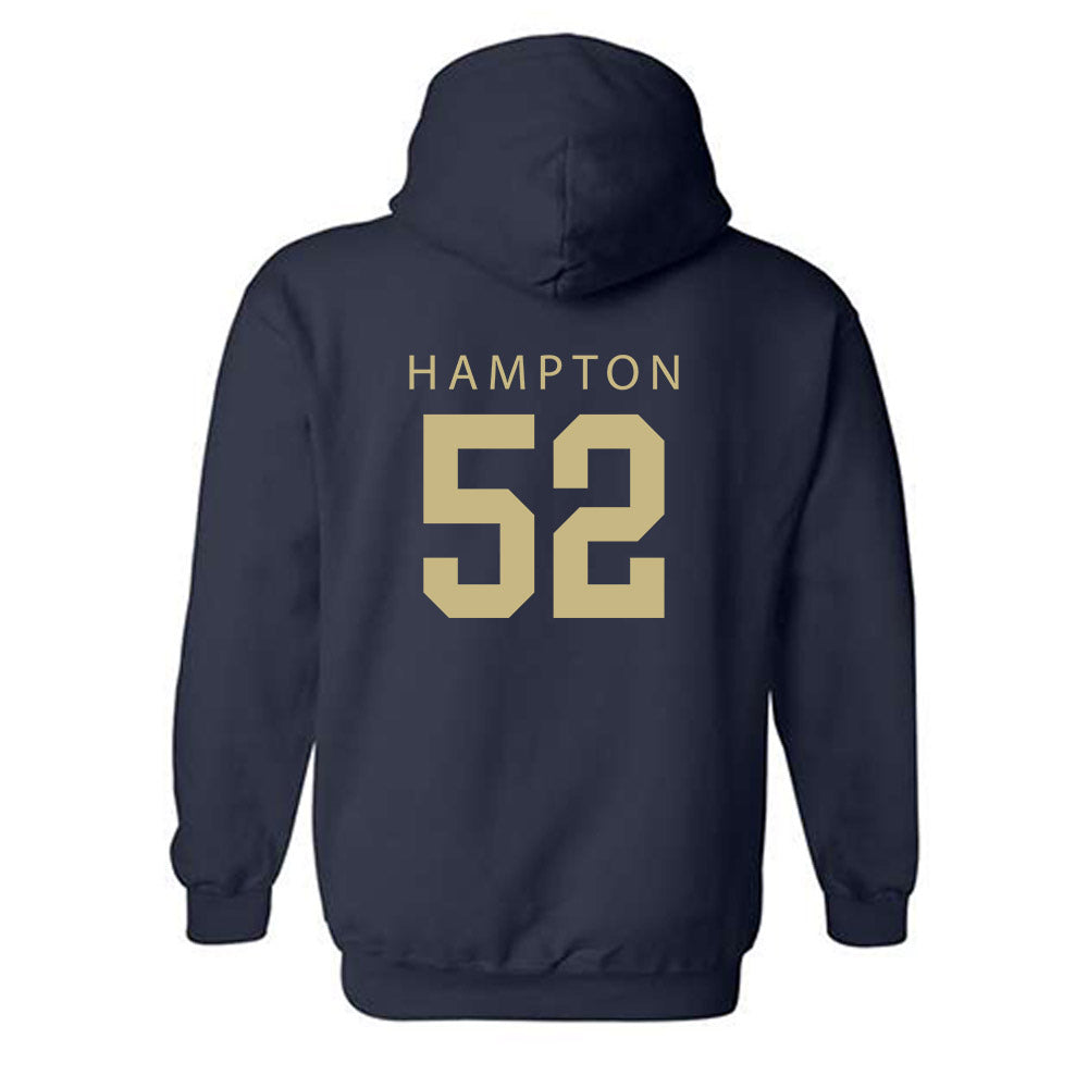 Akron - NCAA Football : Nate Hampton - Classic Shersey Hooded Sweatshirt-1