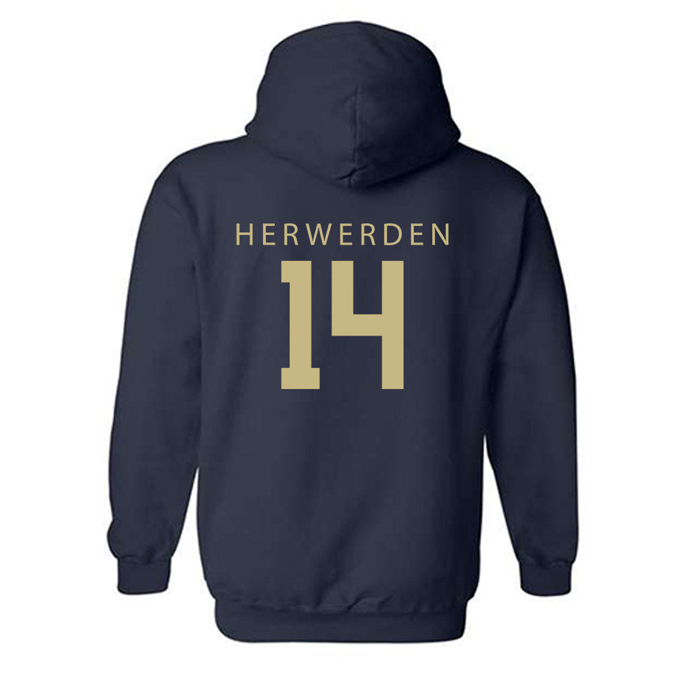 Akron - NCAA Softball : Mallory Herwerden - Classic Shersey Hooded Sweatshirt-1