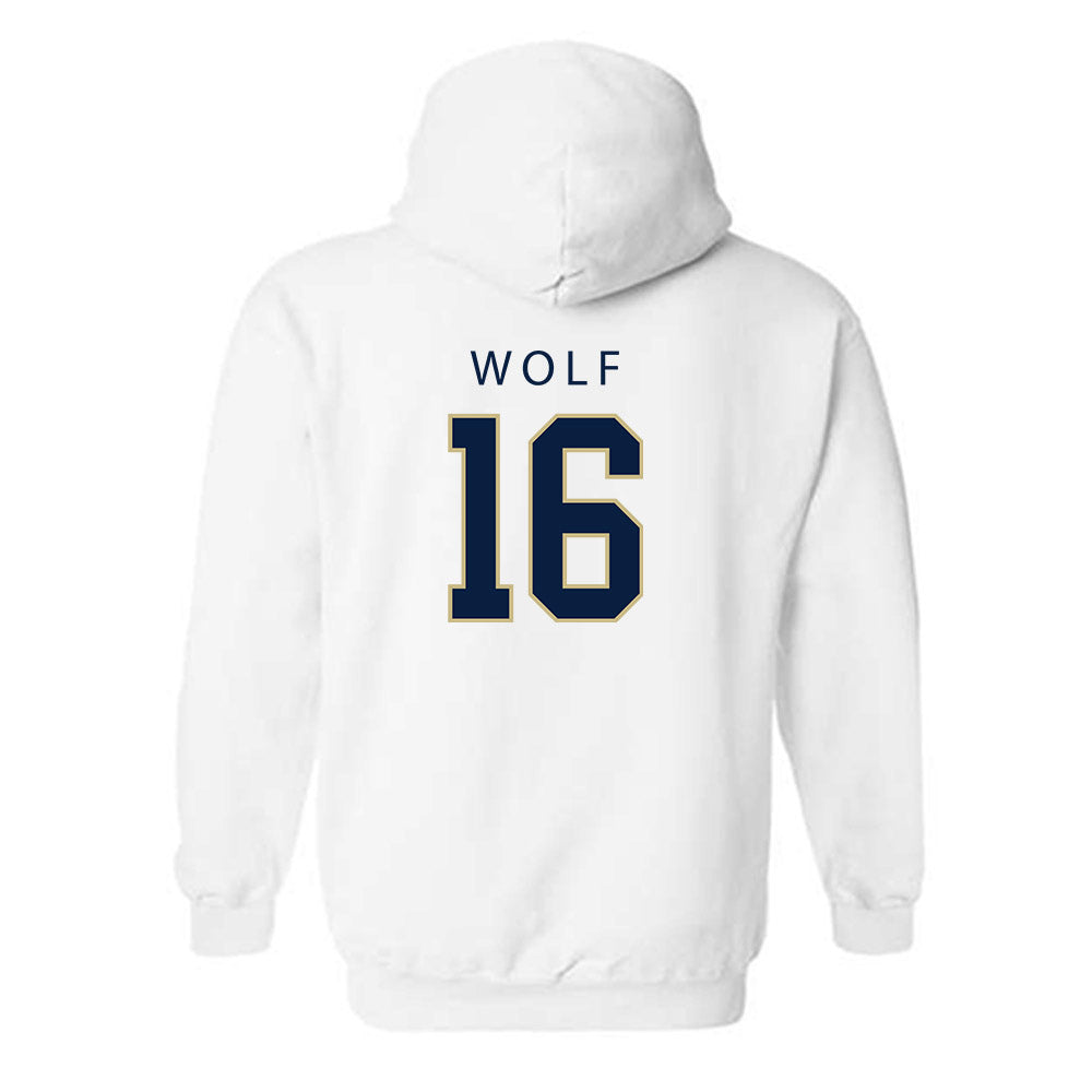 Akron - NCAA Women's Volleyball : Lyndi Wolf - Classic Shersey Hooded Sweatshirt-1