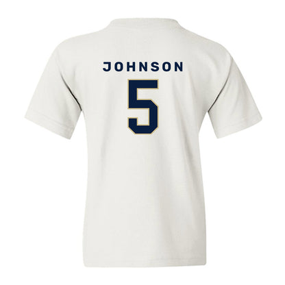 Akron - NCAA Women's Basketball : Natalie Johnson - Classic Shersey Youth T-Shirt-1
