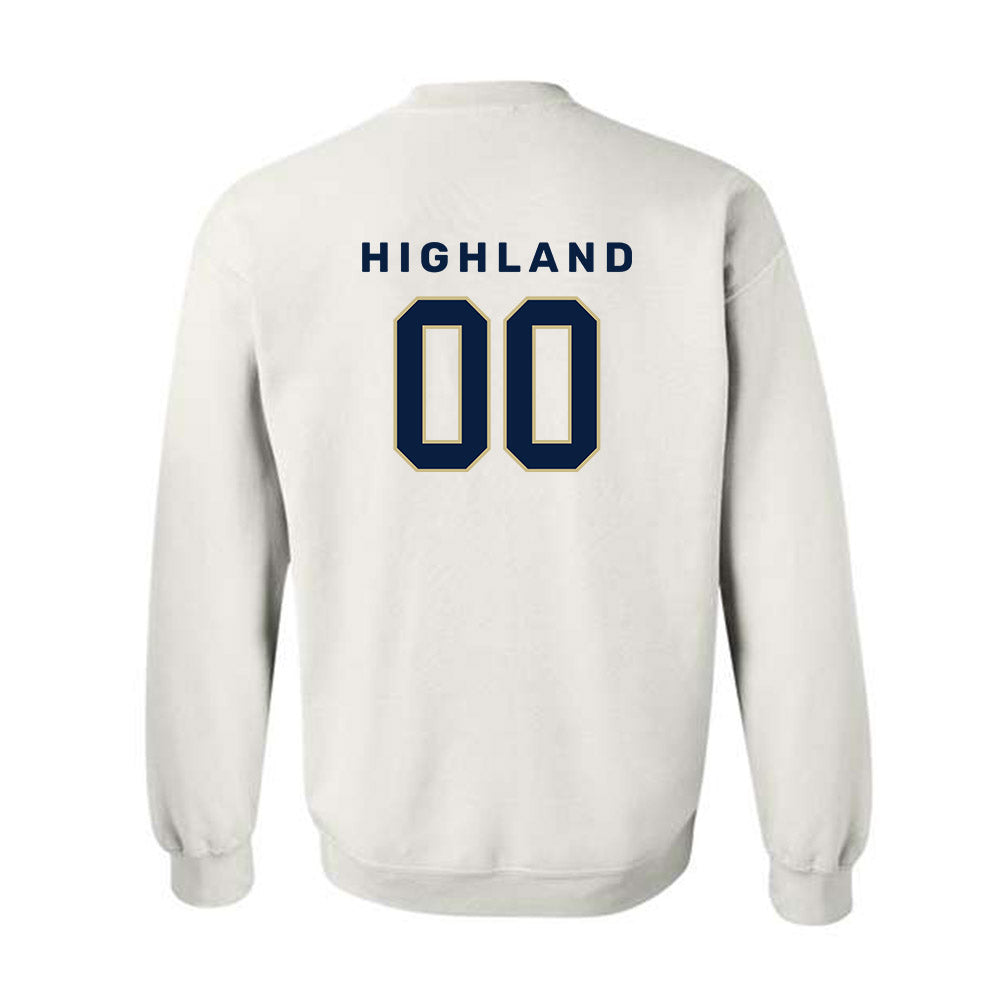 Akron - NCAA Football : Vaughn Highland - Classic Shersey Crewneck Sweatshirt-1