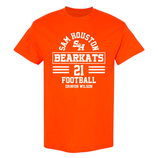 SHSU - NCAA Football : Dravon Wilson - Classic Fashion Shersey T-Shirt-0