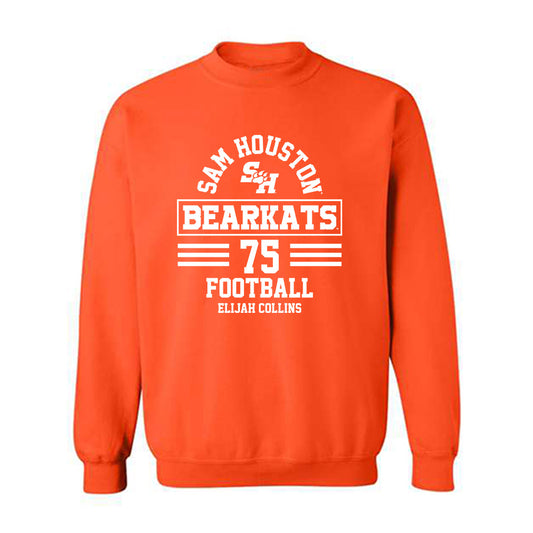 SHSU - NCAA Football : Elijah Collins - Classic Fashion Shersey Crewneck Sweatshirt-0