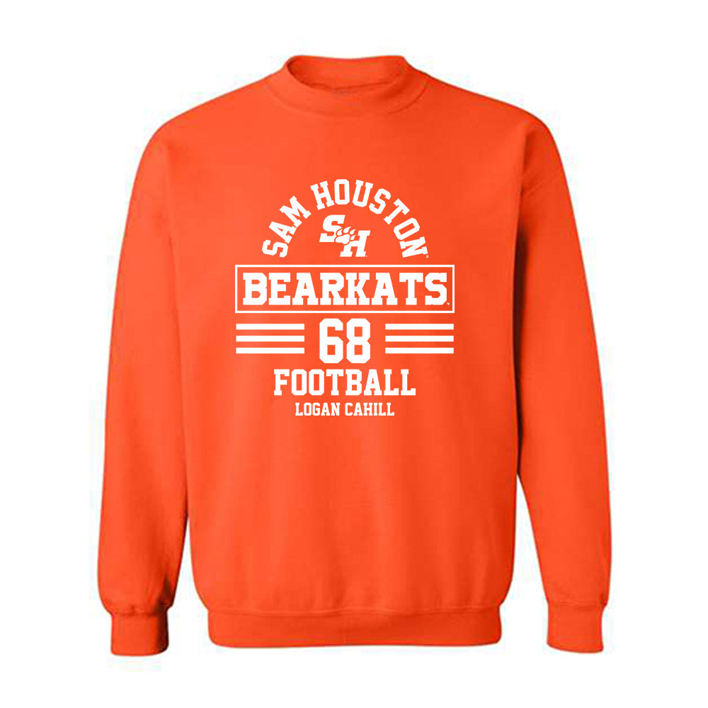SHSU - NCAA Football : Logan Cahill - Classic Fashion Shersey Crewneck Sweatshirt-0