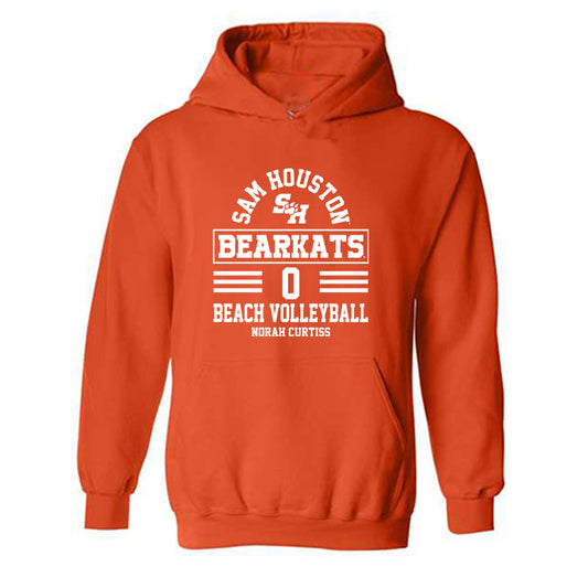 SHSU - NCAA Beach Volleyball : Norah Curtiss - Classic Fashion Shersey Hooded Sweatshirt-0
