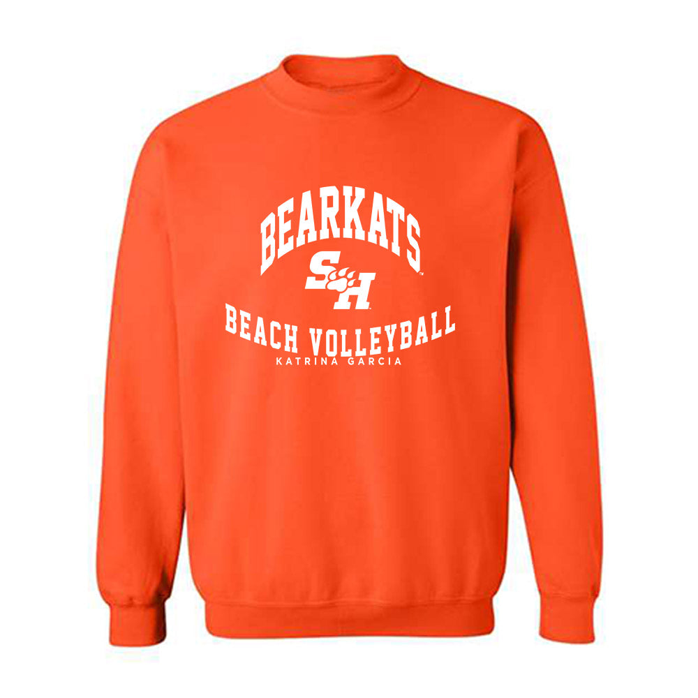 SHSU - NCAA Beach Volleyball : Katrina Garcia - Classic Fashion Shersey Crewneck Sweatshirt-0